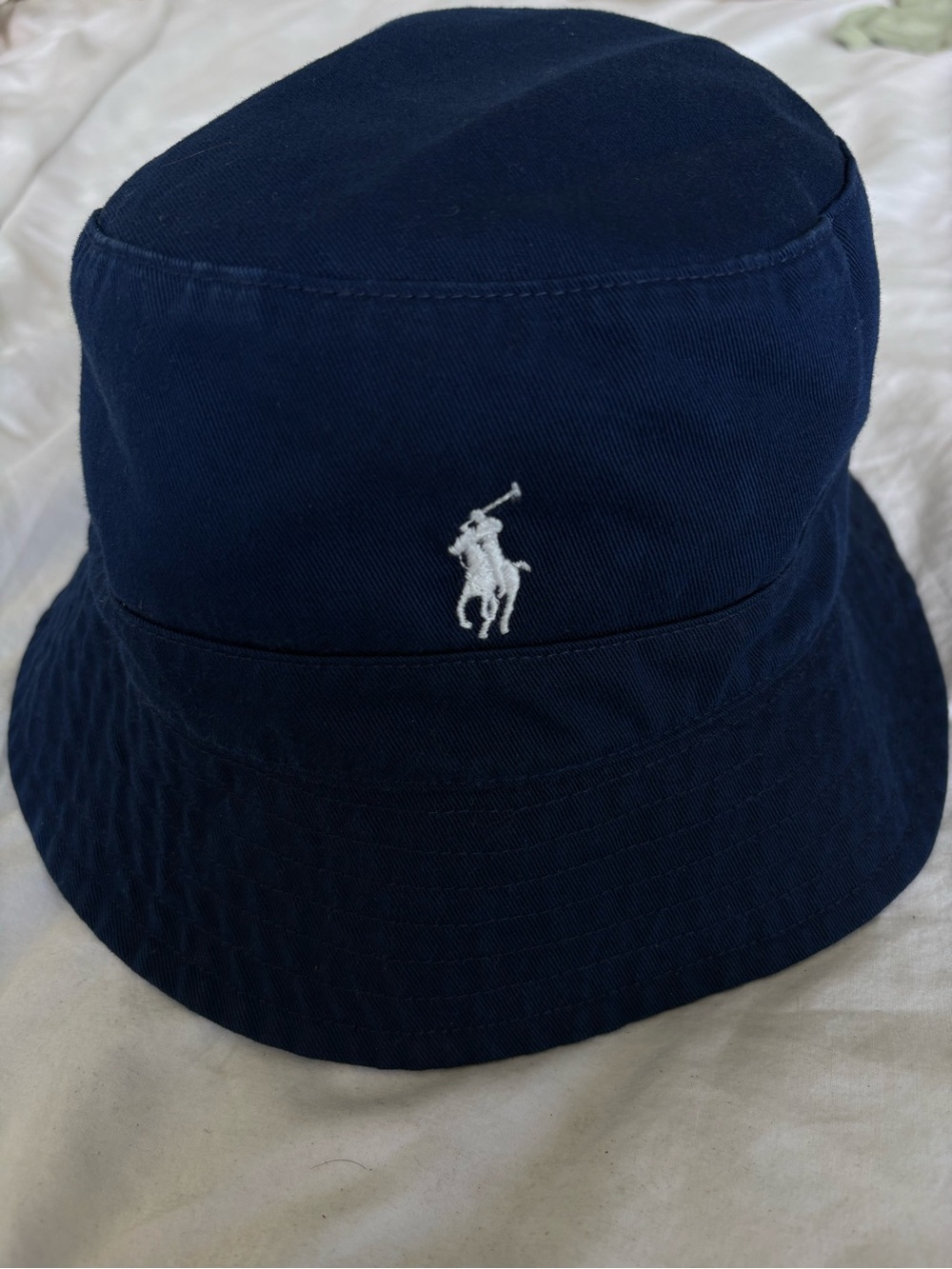 Polo Ralph Lauren Reversible Bucket Hat Navy Blue Floral Hawaiian Tropical L/XL